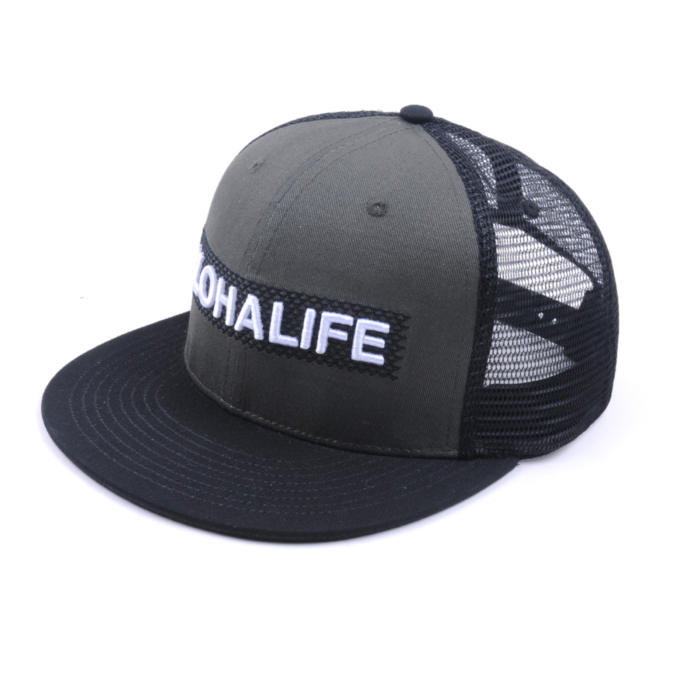 >plain embroidery flat brim snapback trucker caps