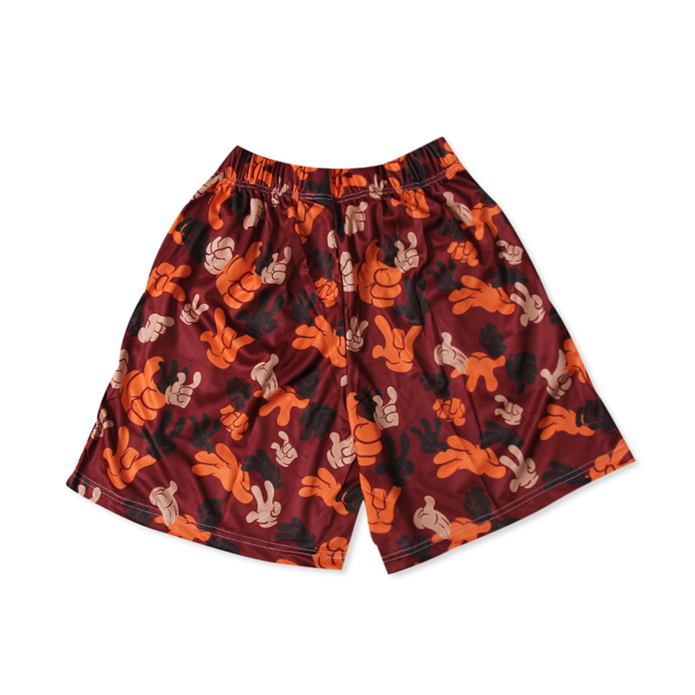 Original “I DON’T GIVE SHIT” Men’s colorful Printed Elastic Waist Shorts