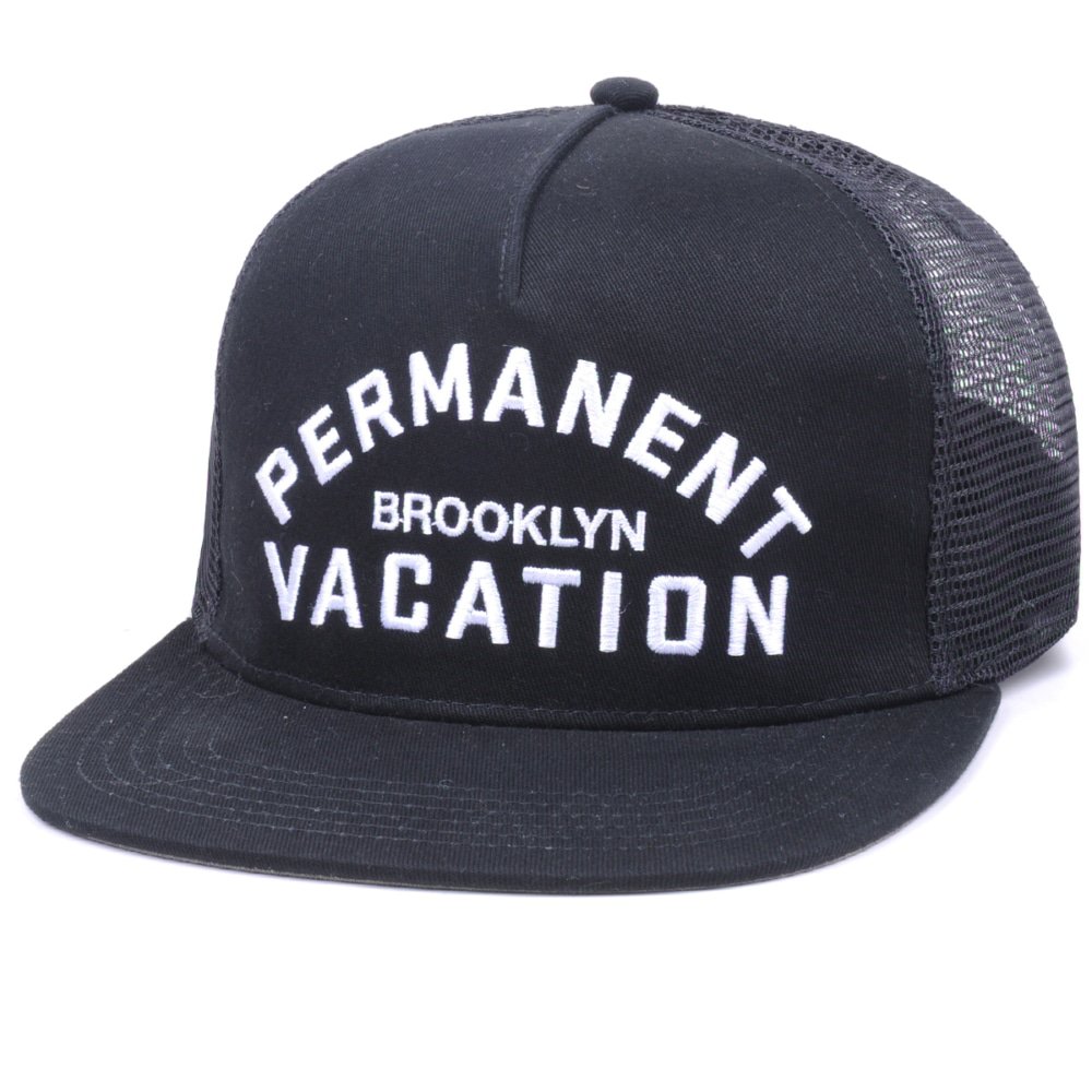 >flat brim snapback trucker caps black mesh hats