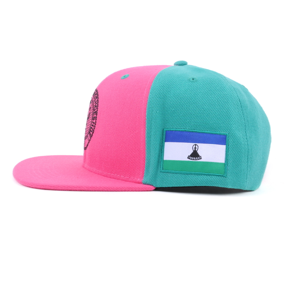 embroidery logo flat brim acrylic snapback caps