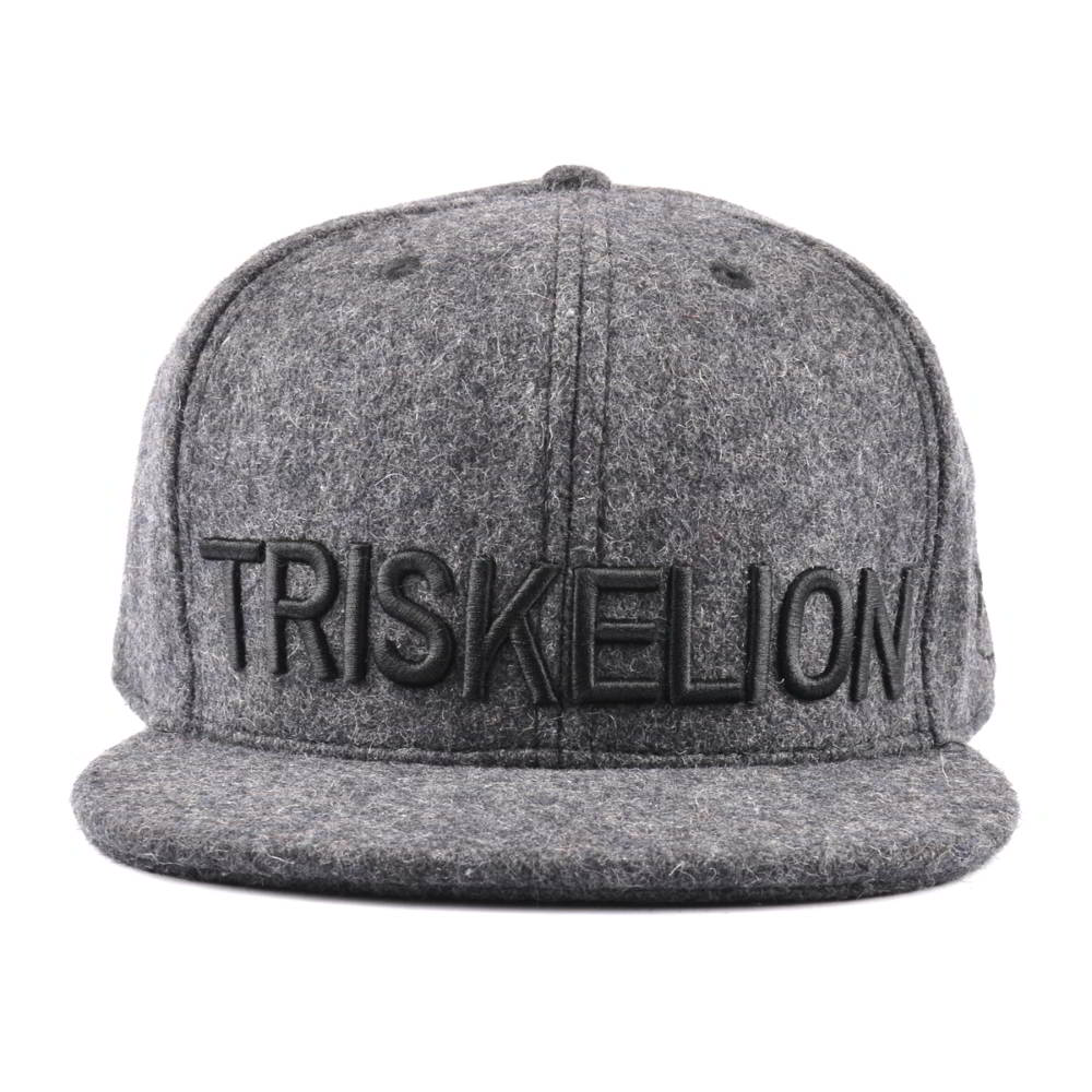 >3d embroidery metal wool snapback hats