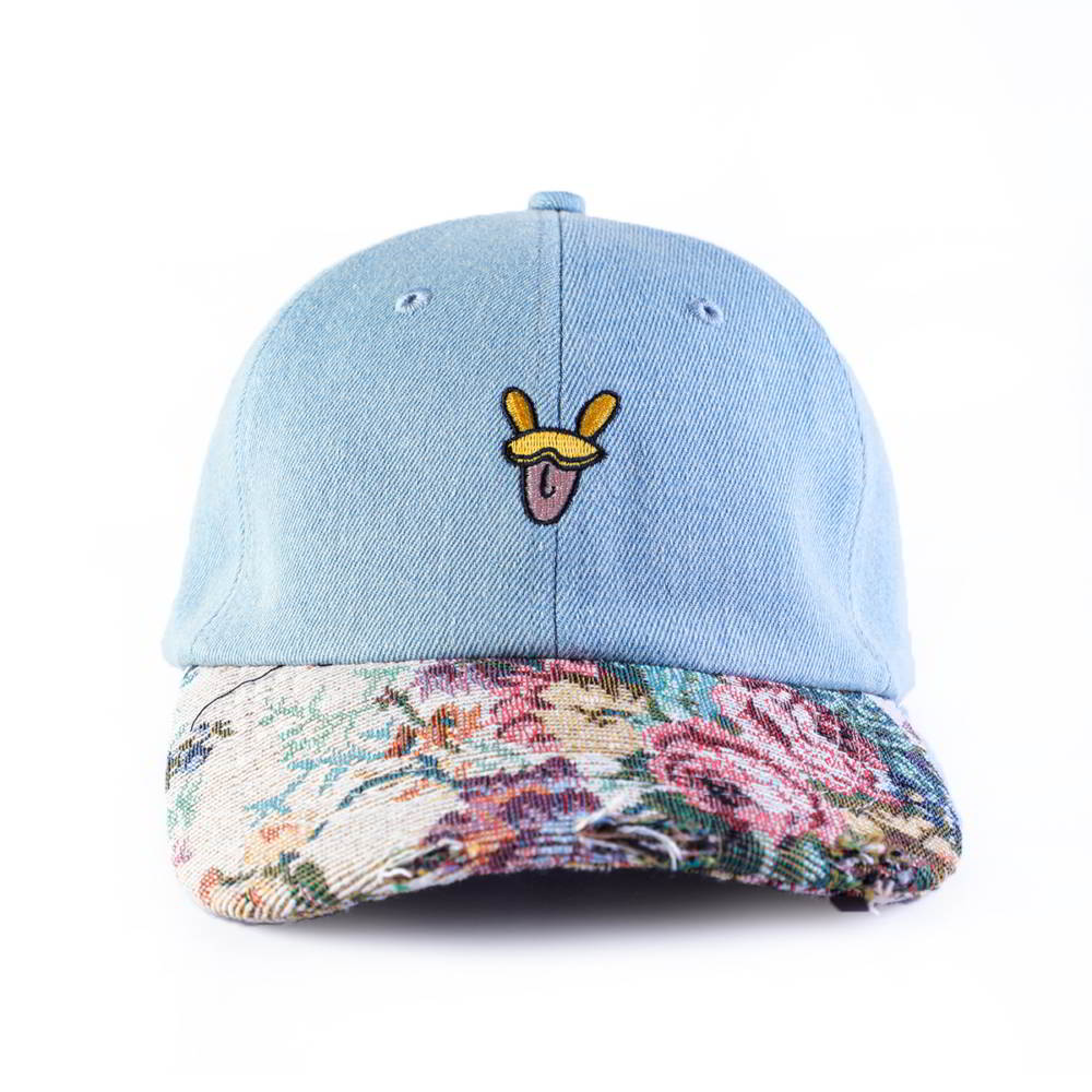 >plain vfa embroidery printing brim denim baseball hats