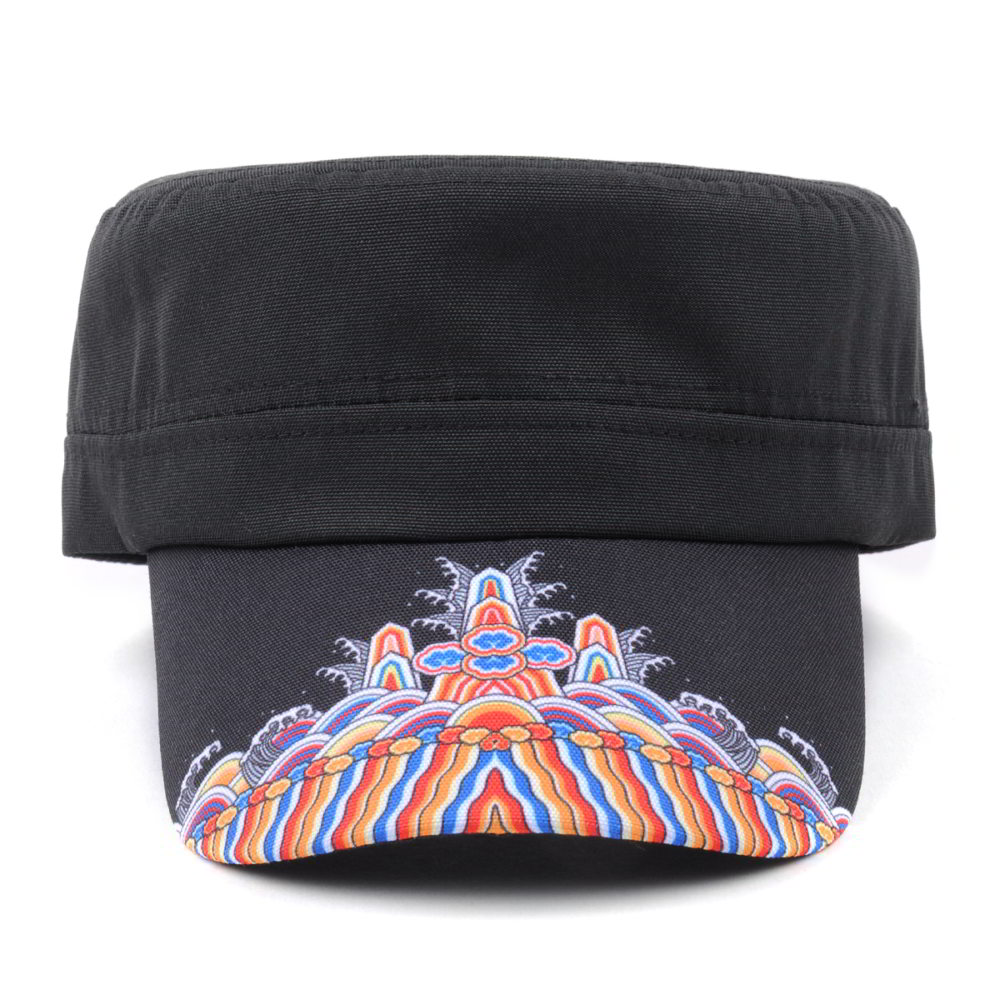 >plain black military caps design logo custom china