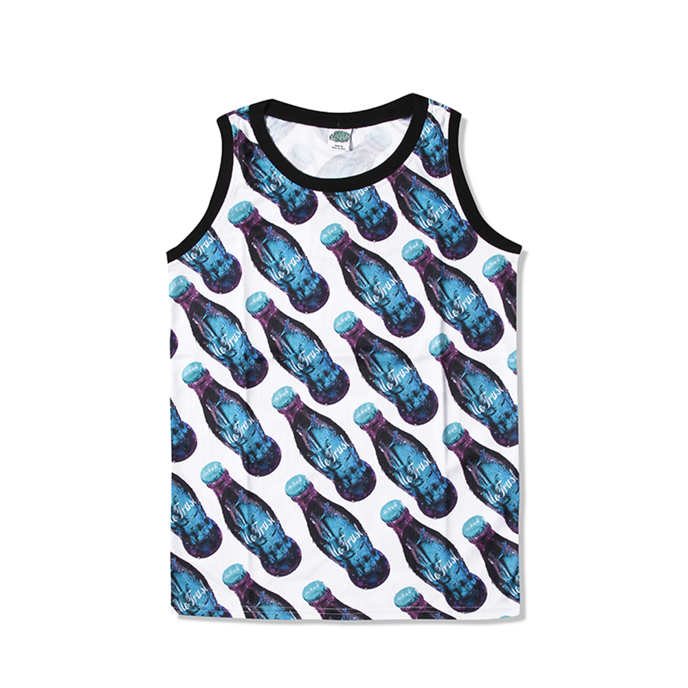 >casual 3D printed tanks cool sleeveless graphic t-shirts for beach