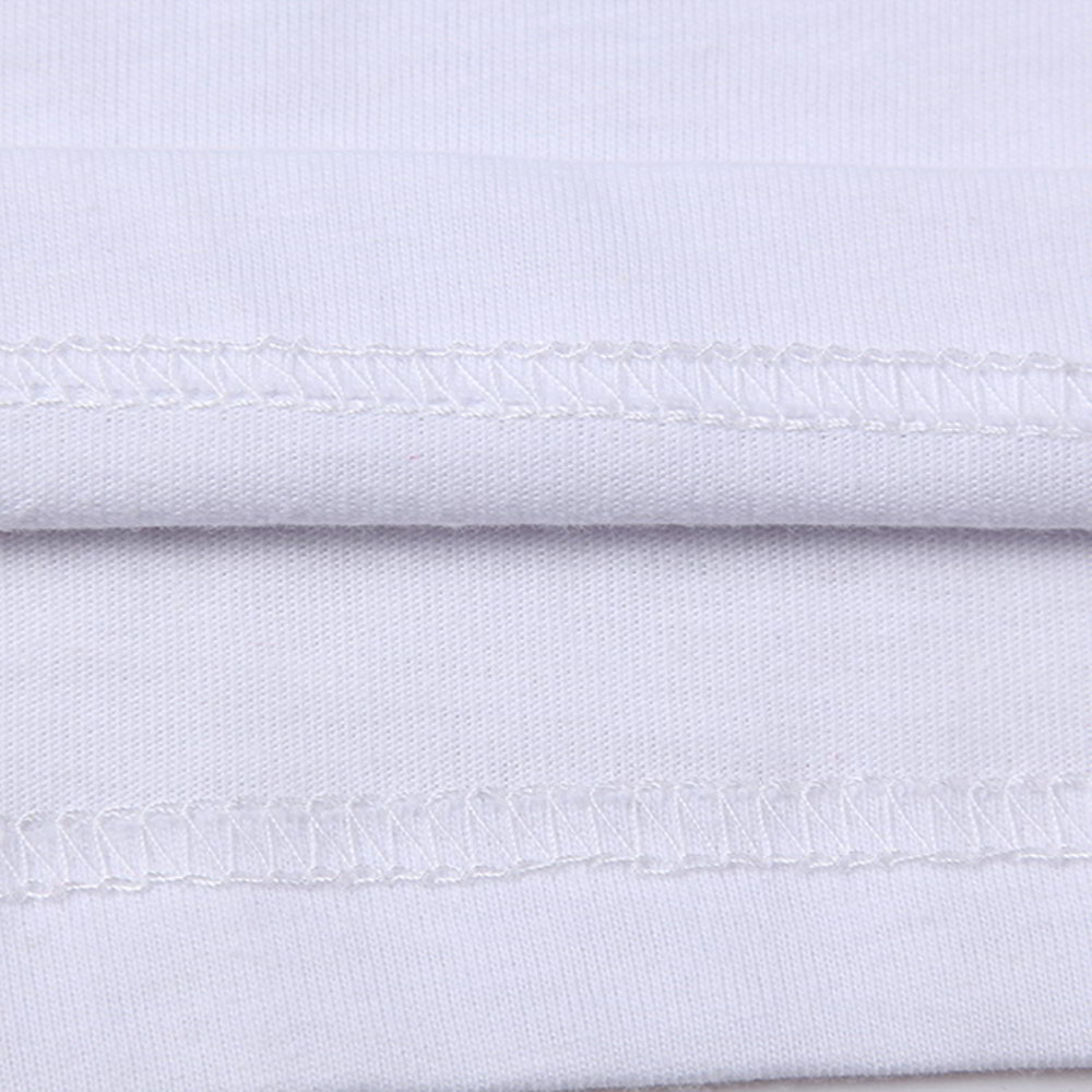custom plain printing white crop-top with logo