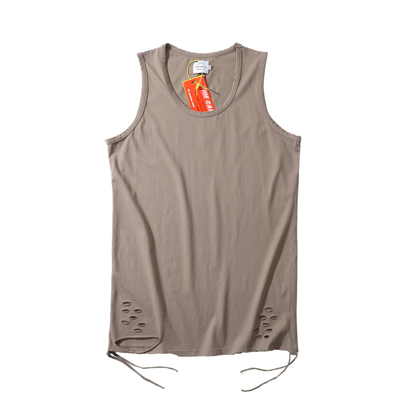 >Lightweight women’s ripped casual sleeveless tank tops