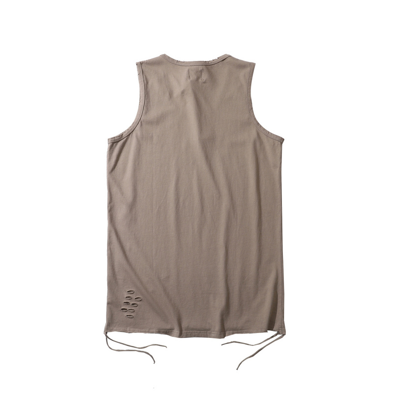 Lightweight women’s ripped casual sleeveless tank tops